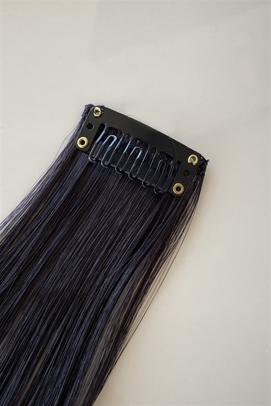 Yan Çıt Çıt Postiş / Ombre iki Renkli / 50 Cm