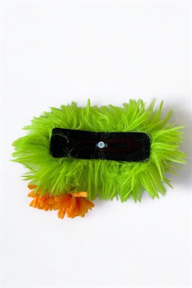 Yeşil Renk Canavar Figürlü Charm Takılabilir Saç Fırçası/Tarak