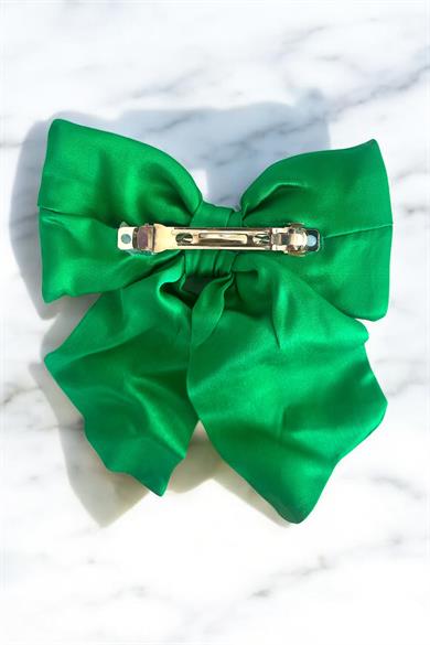 Yeşil Renk Kurdele Figürlü Otomat Toka