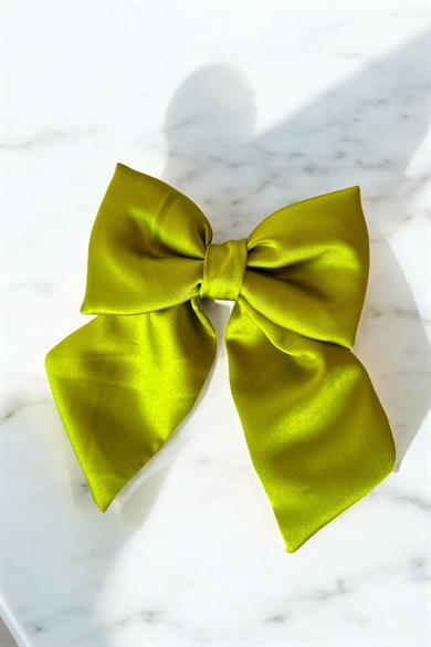 Yeşil Renk Kurdele Figürlü Otomat Toka