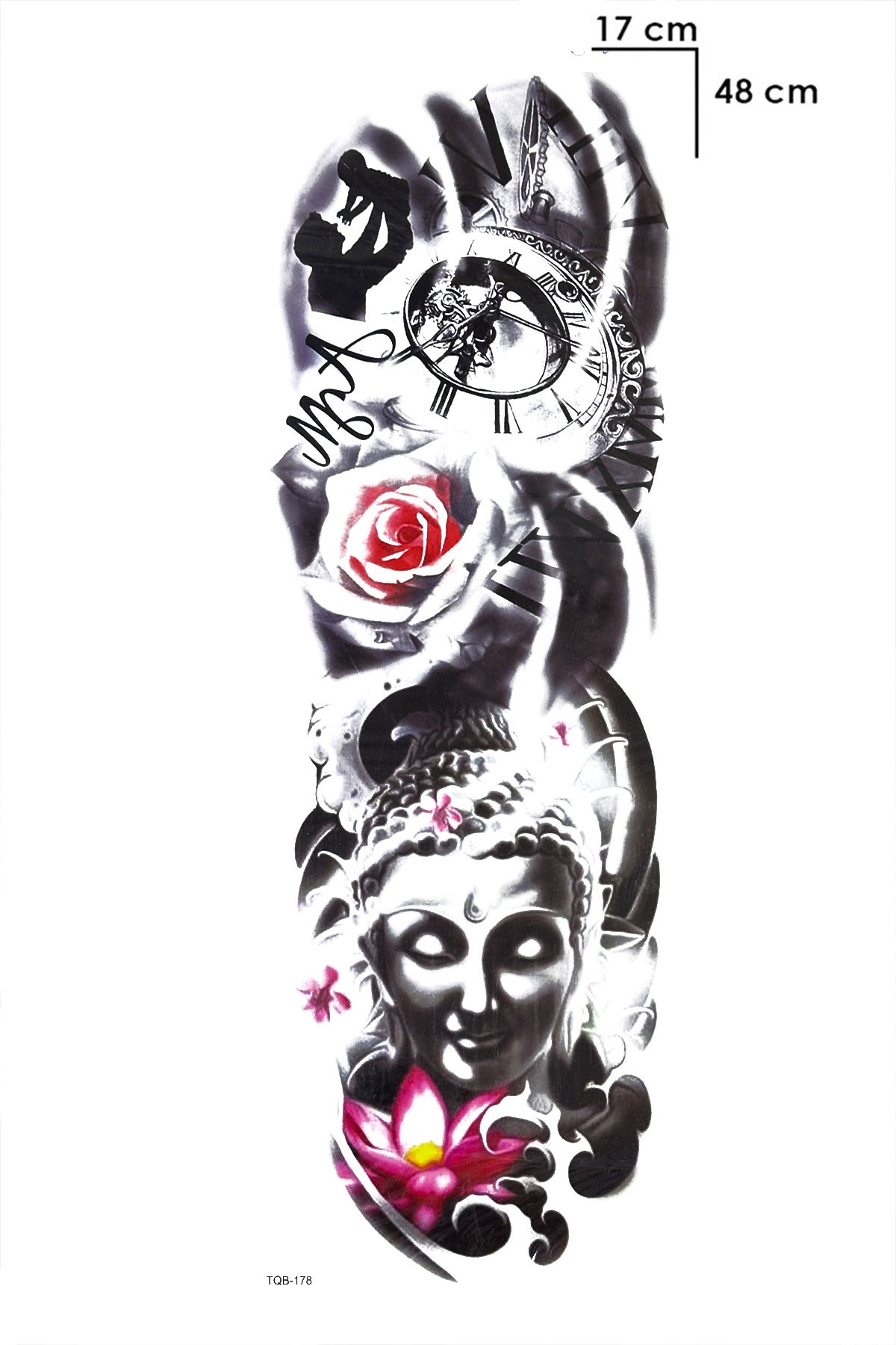 Pusula Kol Geçici Dövme Tattoo