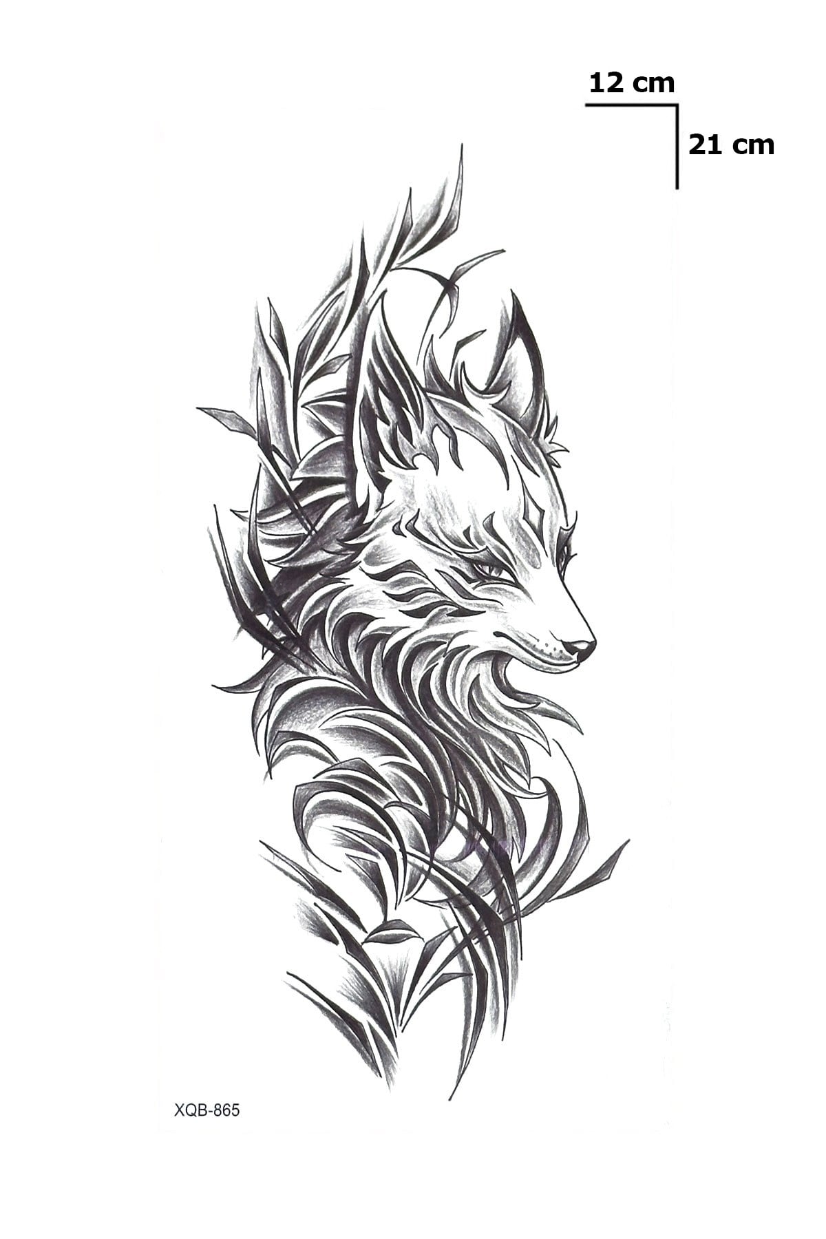 Tilki Geçici Dövme Tattoo