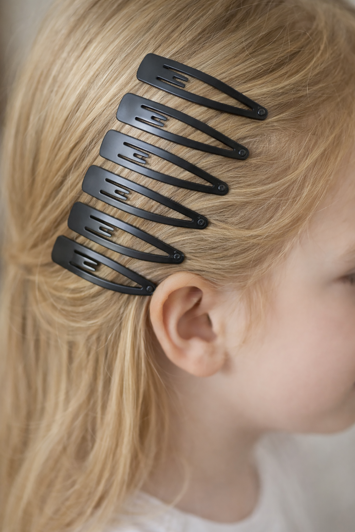 Siyah Renk 6'li Yan Toka Set