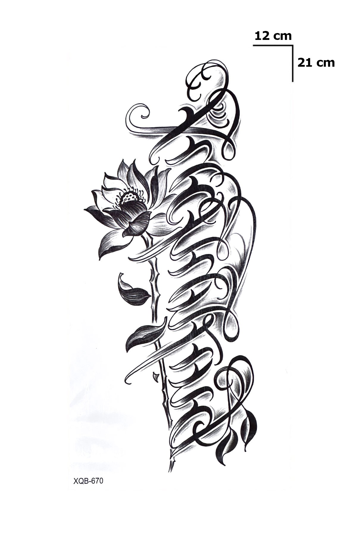 Yazılı Dövme Geçici Tattoo