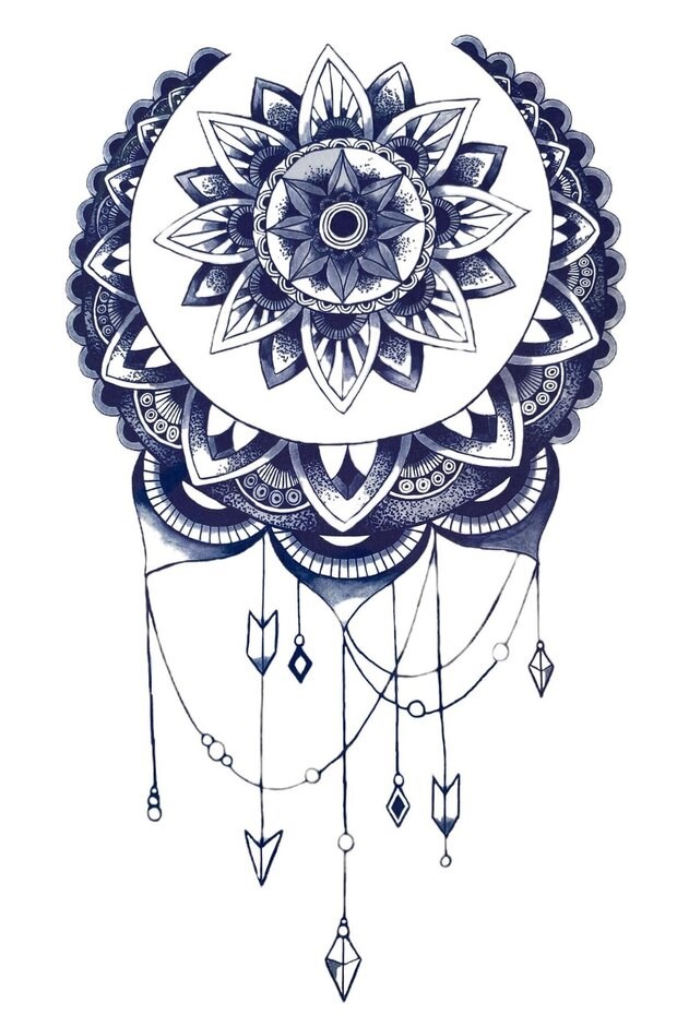 Düş Kapanı Sonradan Kararan Yarı Kalıcı Geçici Dövme Tattoo