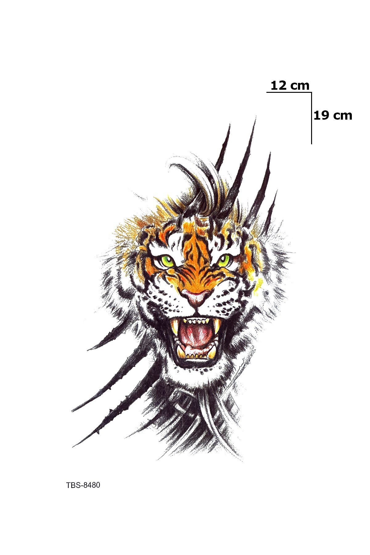 Kaplan Dövme Geçici Tattoo