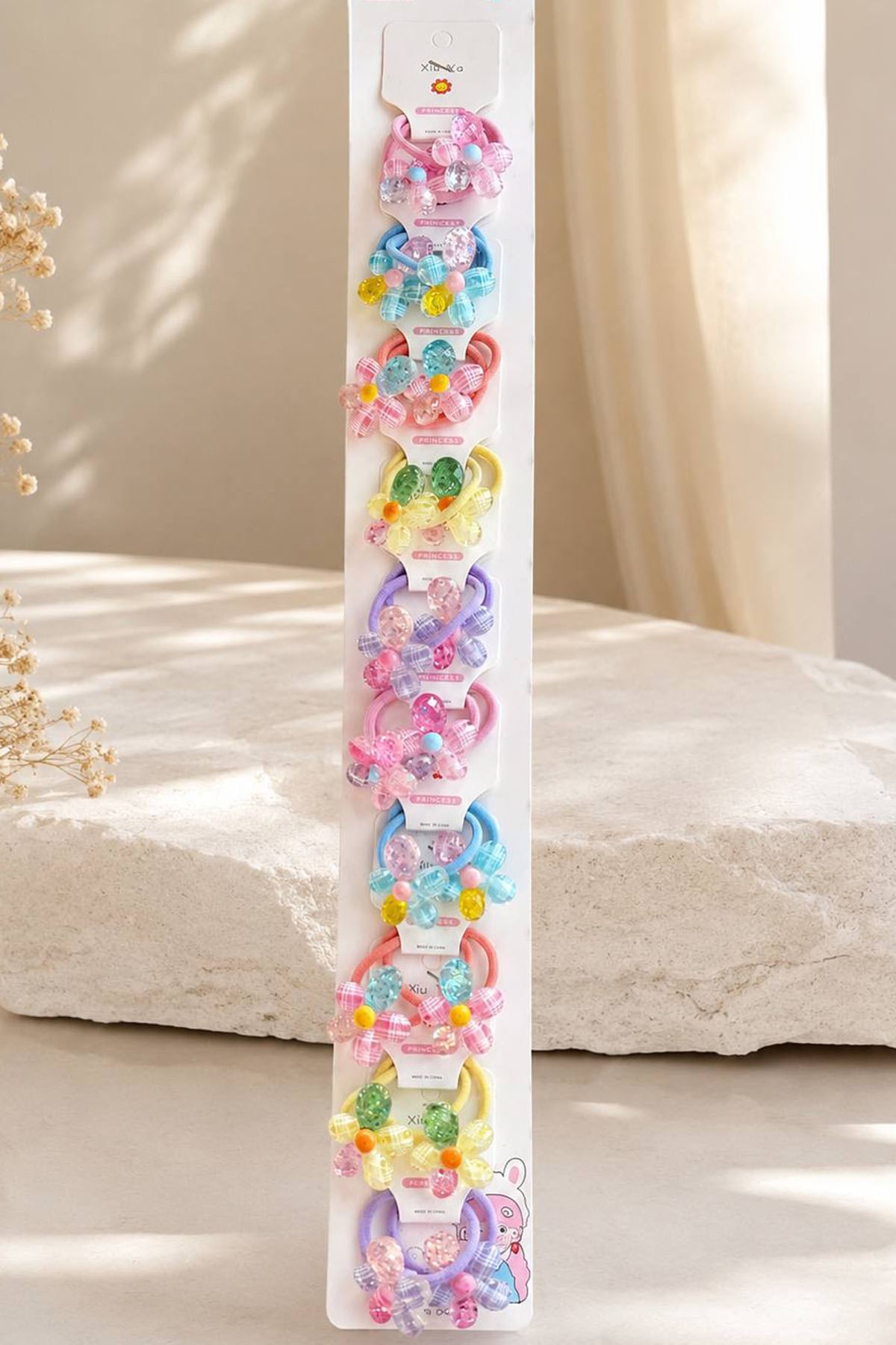 20'li Karışık Renk Lastik Toka Set