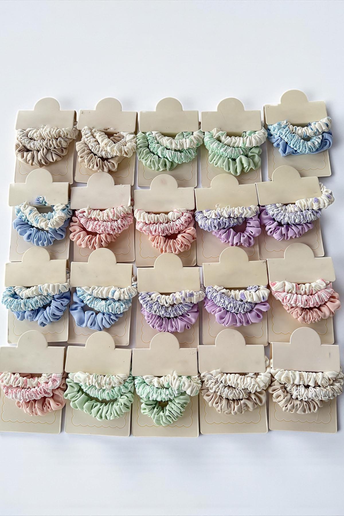 20'li Karışık Renk Lastik Toka Set