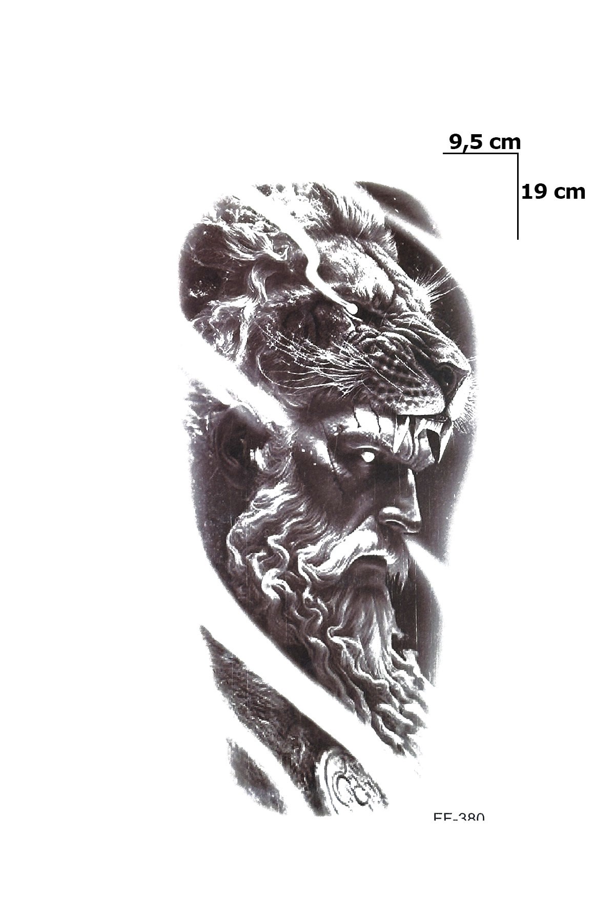 Aslan Dövme Geçici Tattoo