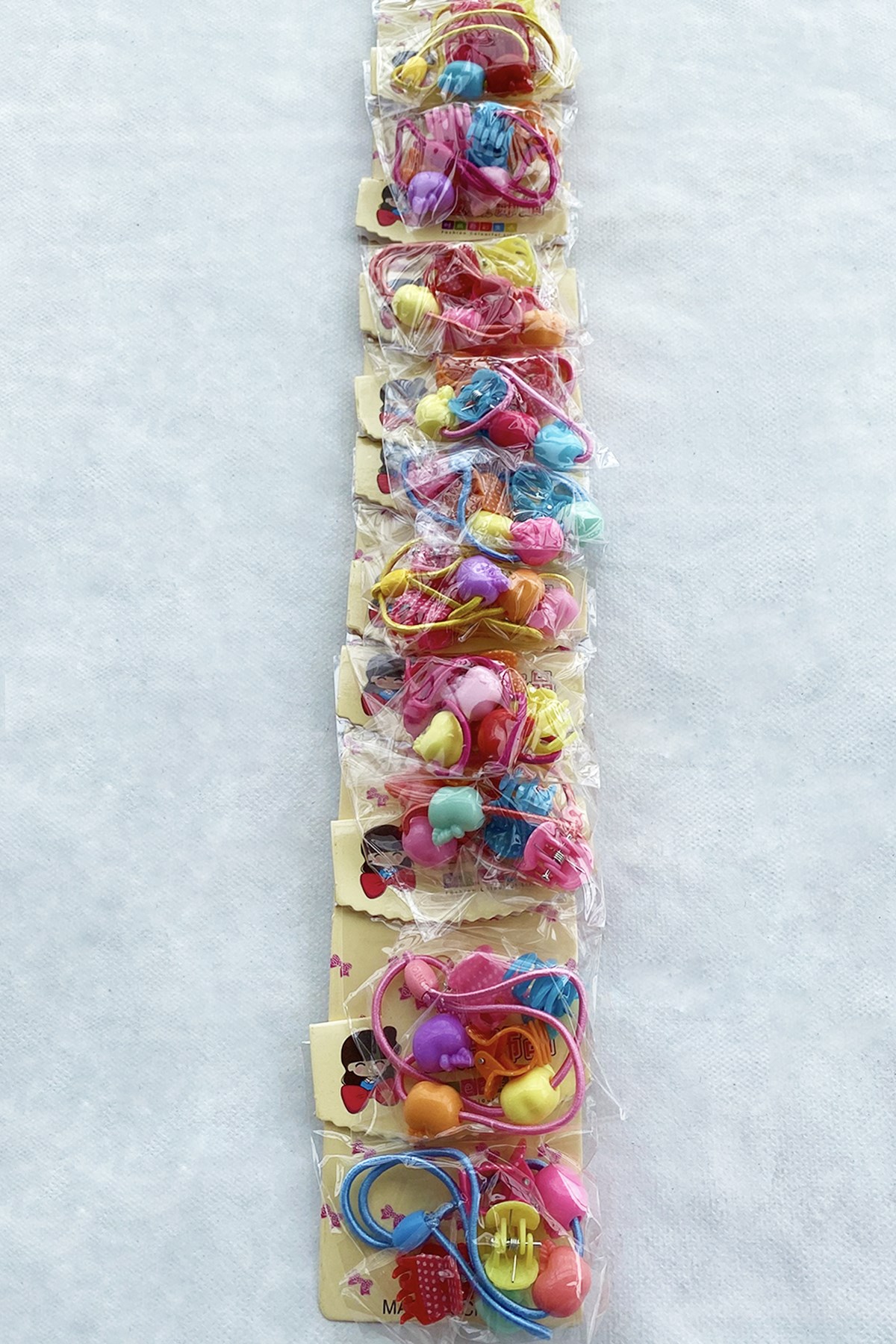 10'lu 40 Adet Elma Figürlü Toka Set