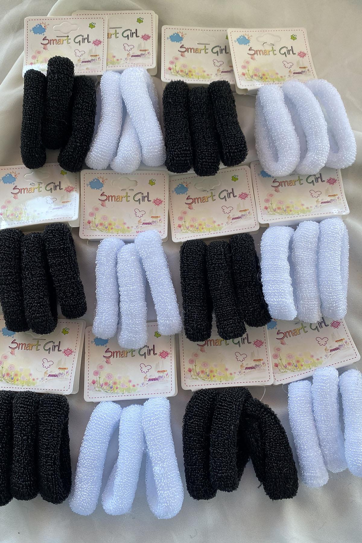 10'lu Karışık Renk Lastik Toka Set