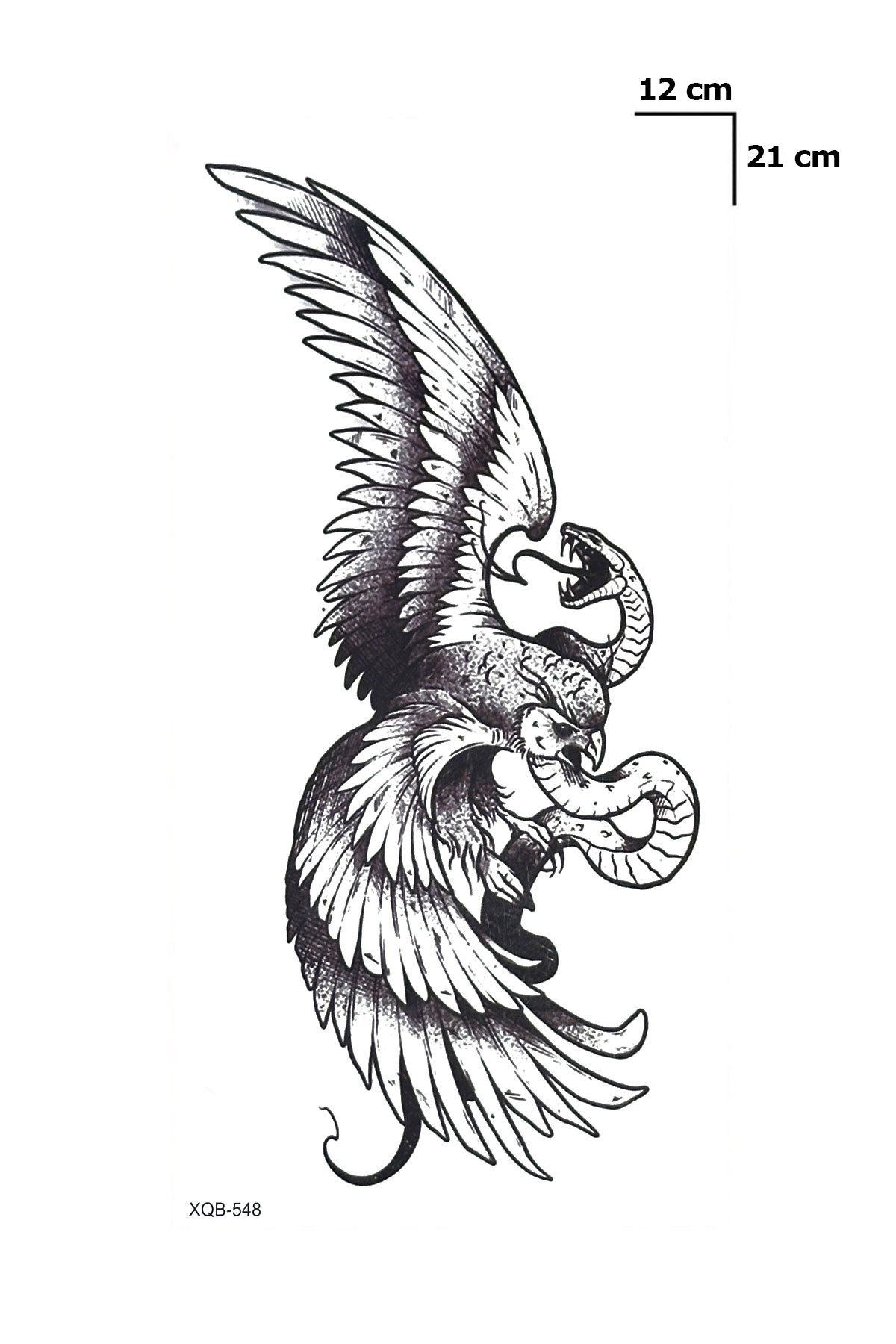 Kartal Ve Yılan Geçici Dövme Tattoo