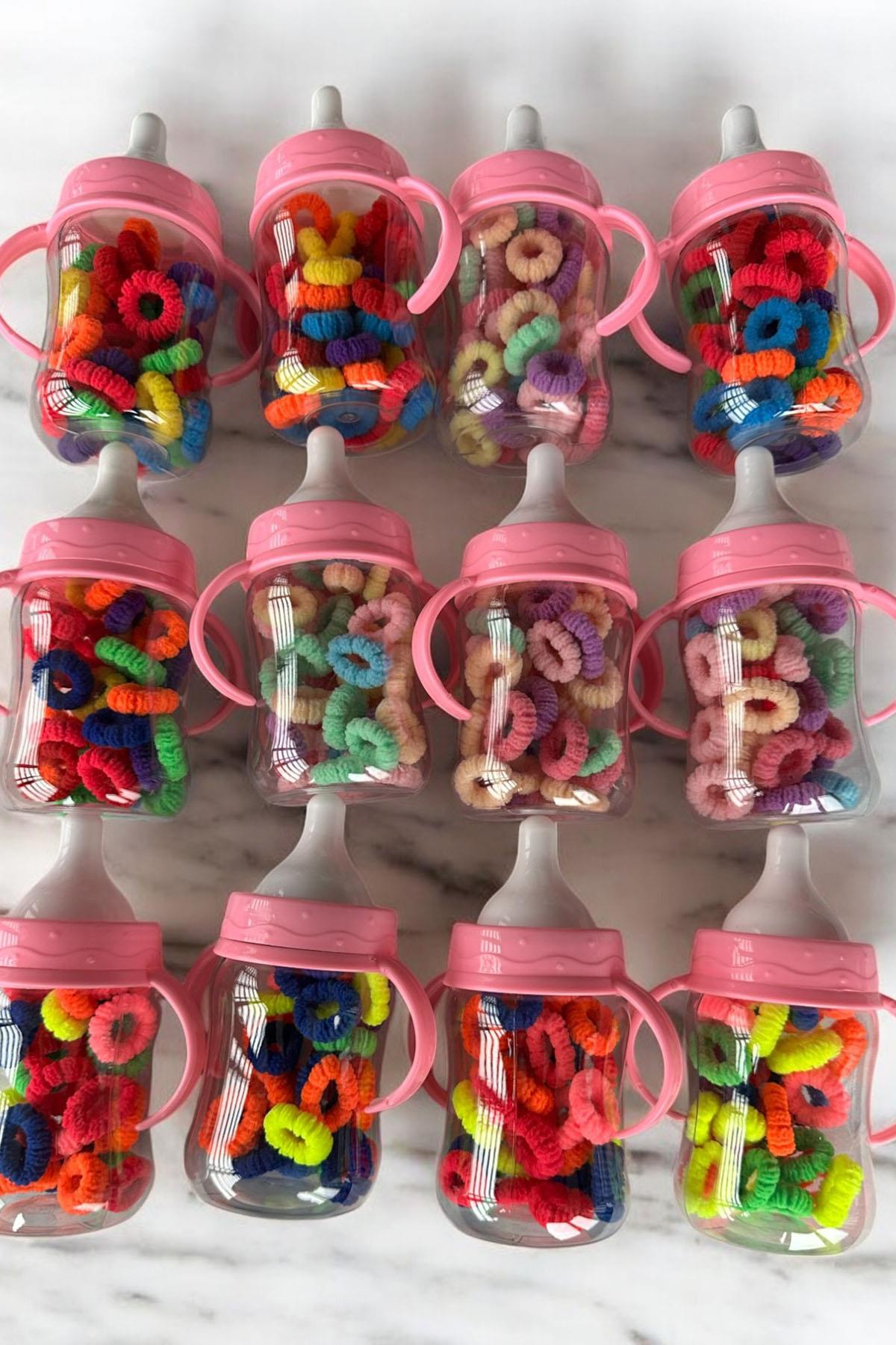 12'li Biberon Figürlü Havlu Toka Set