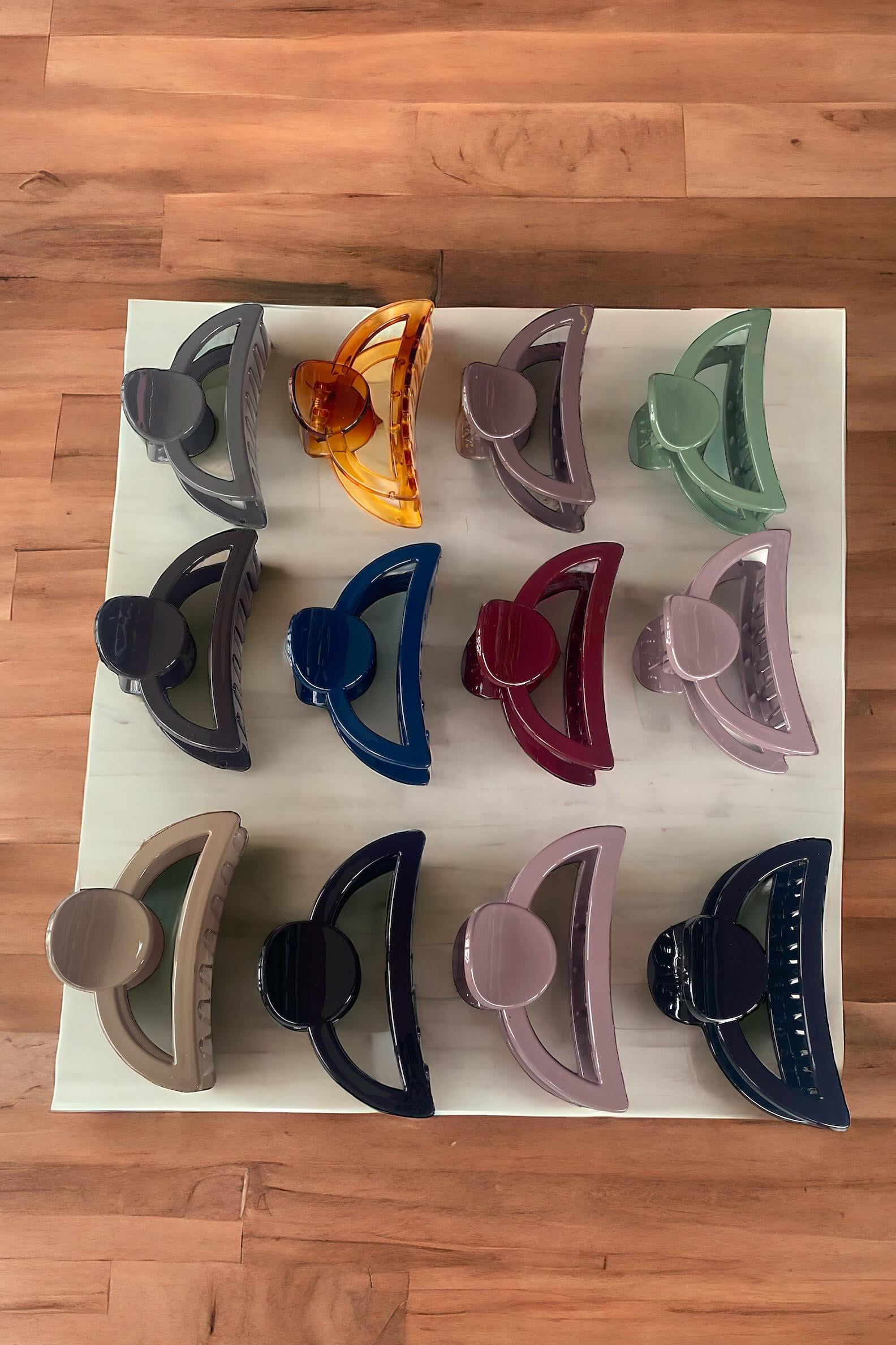 12'li Karışık Renk Mandal Toka Set