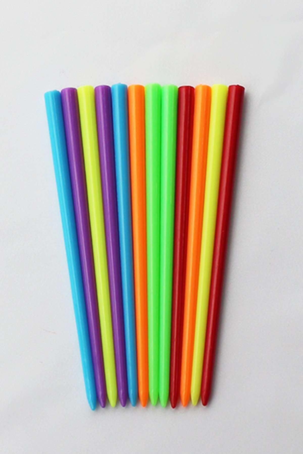 12'li Renkli Topuz Kalemi