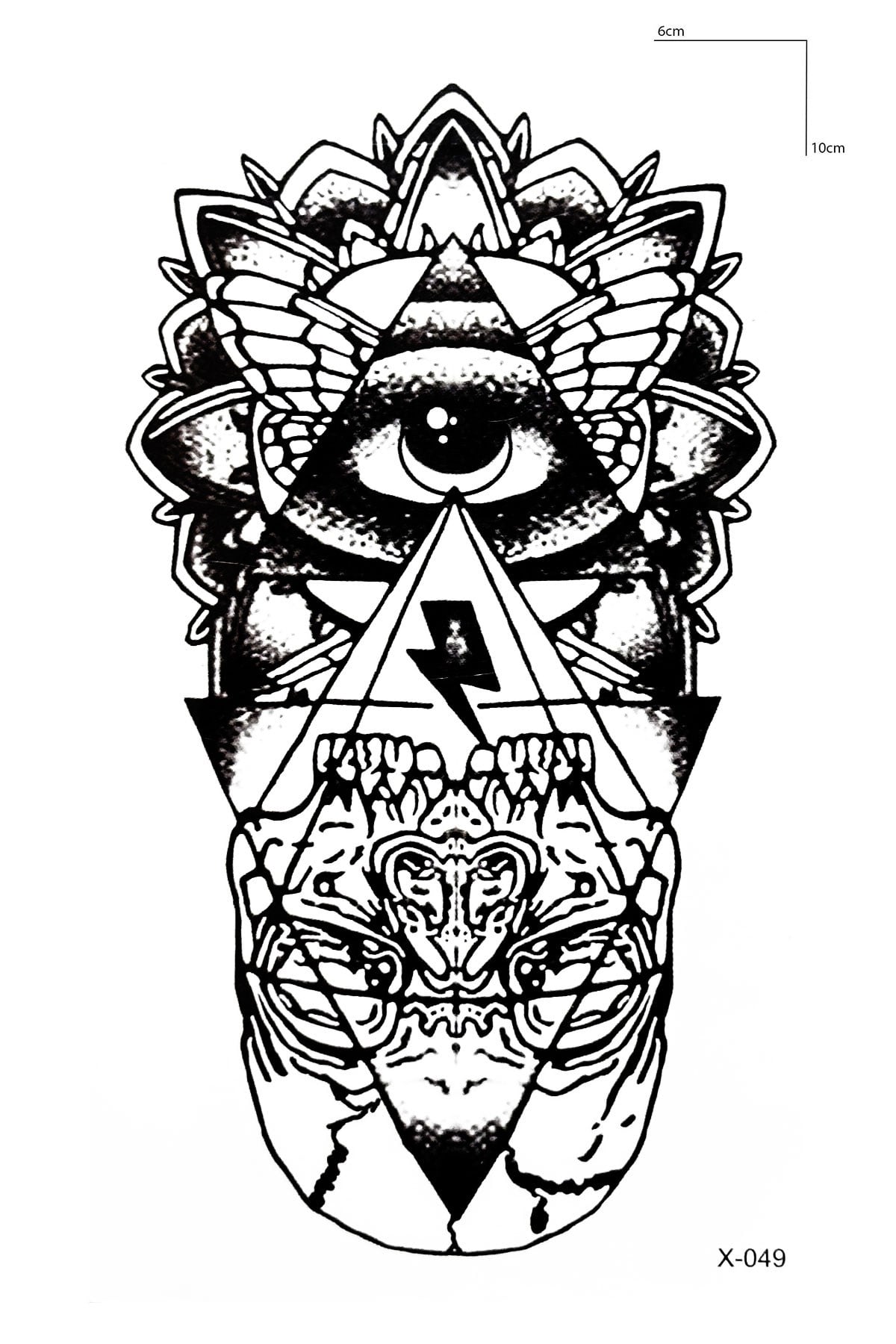 İlluminati Göz Geçici Dövme Tattoo