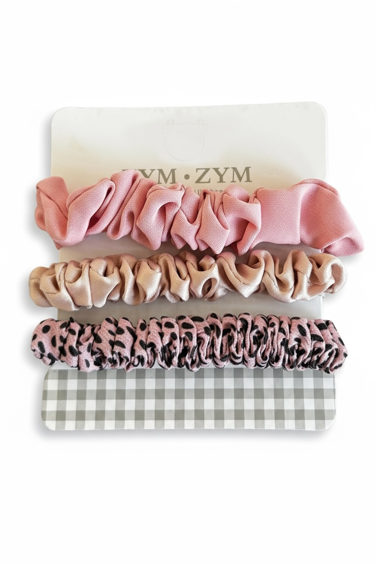 3'lü Karışık Renk Simit Toka Set