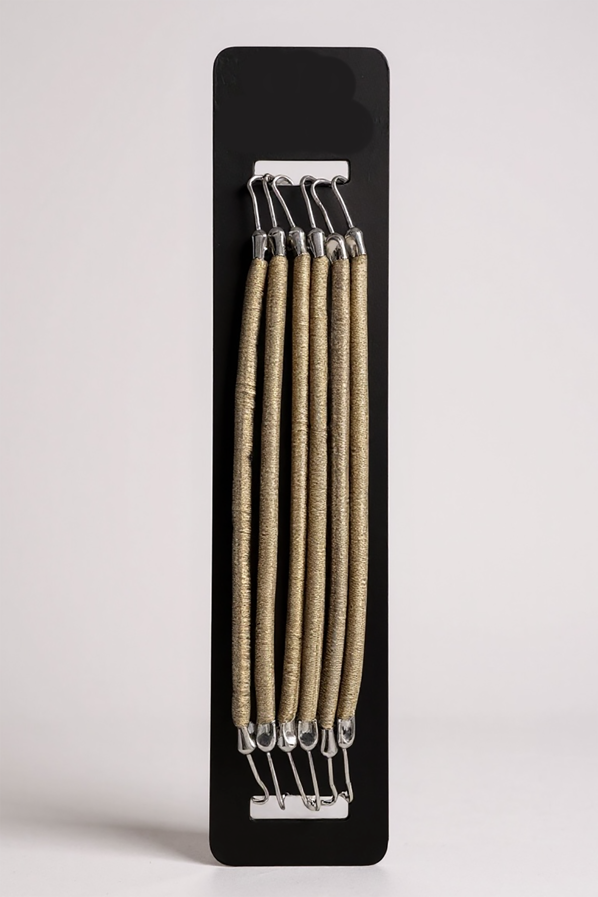 Vizon Renk 6'lı Kancalı Toka Set