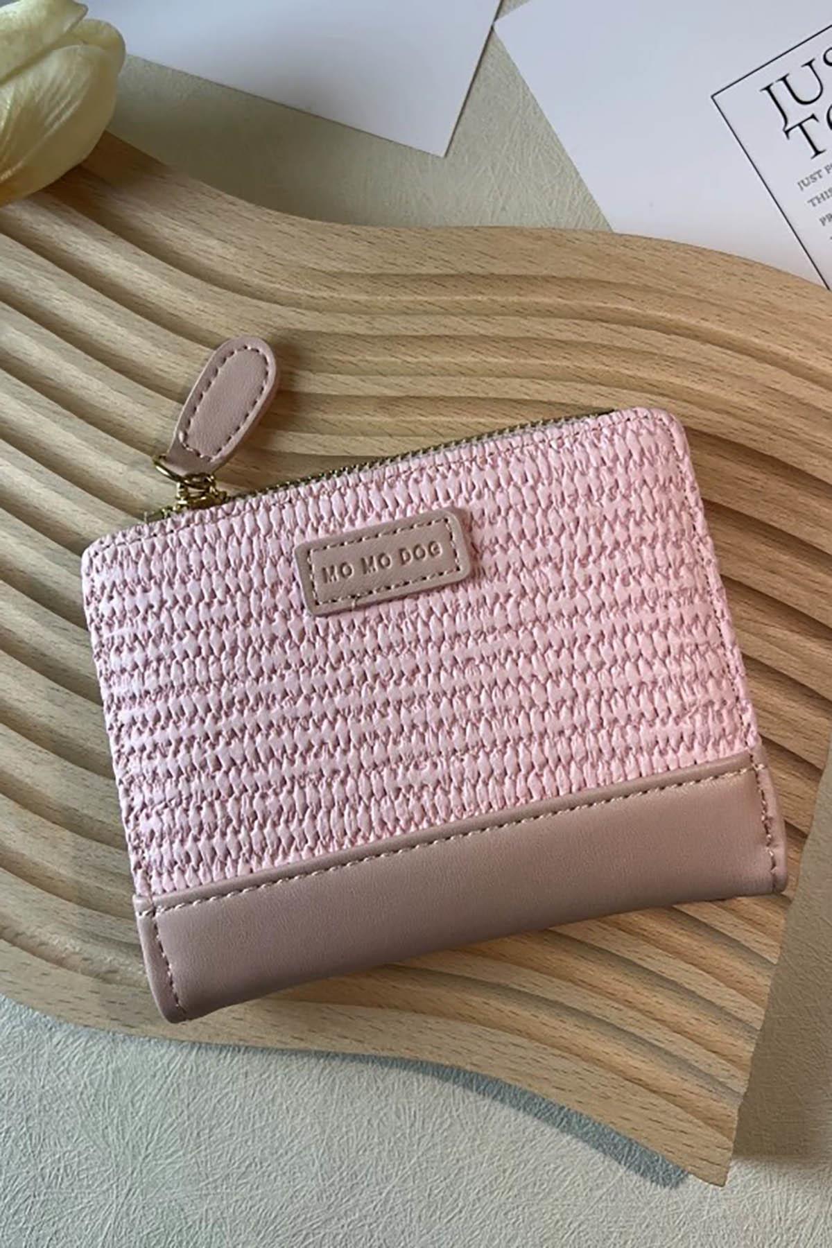 Pembe Renk Kadın Cüzdan/ Kartlık