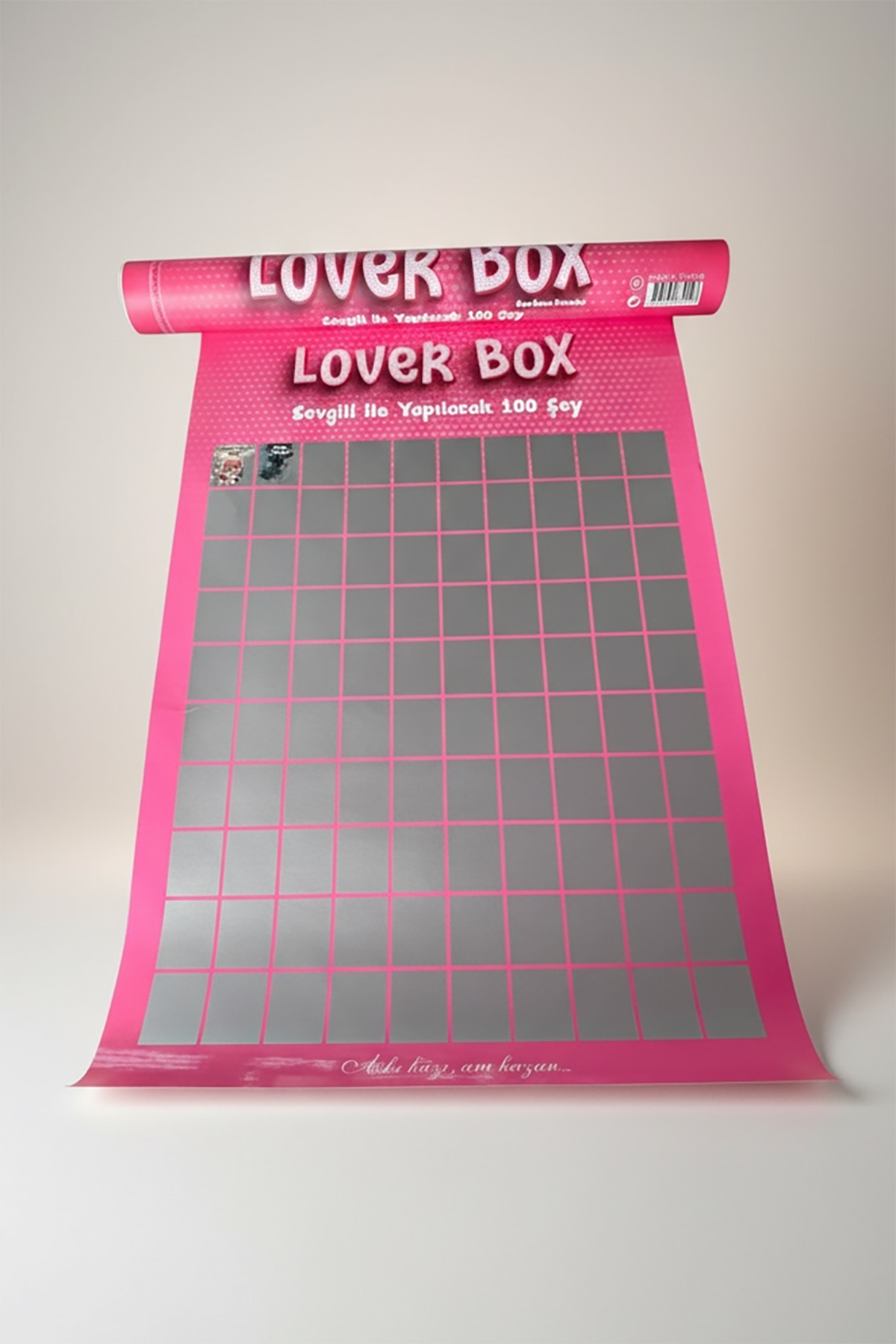 Lover Box Sevgili Ile Yapılacak 100 Şey Kazınabilir Poster