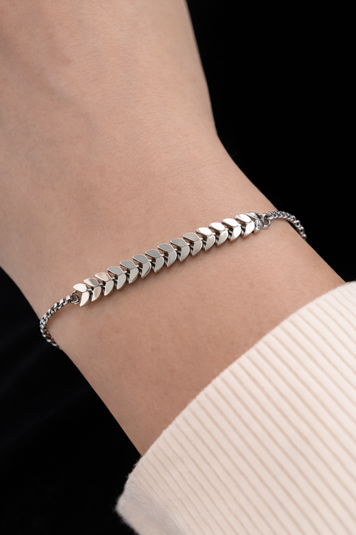 Gümüş Renk Çelik Bileklik (Unisex)