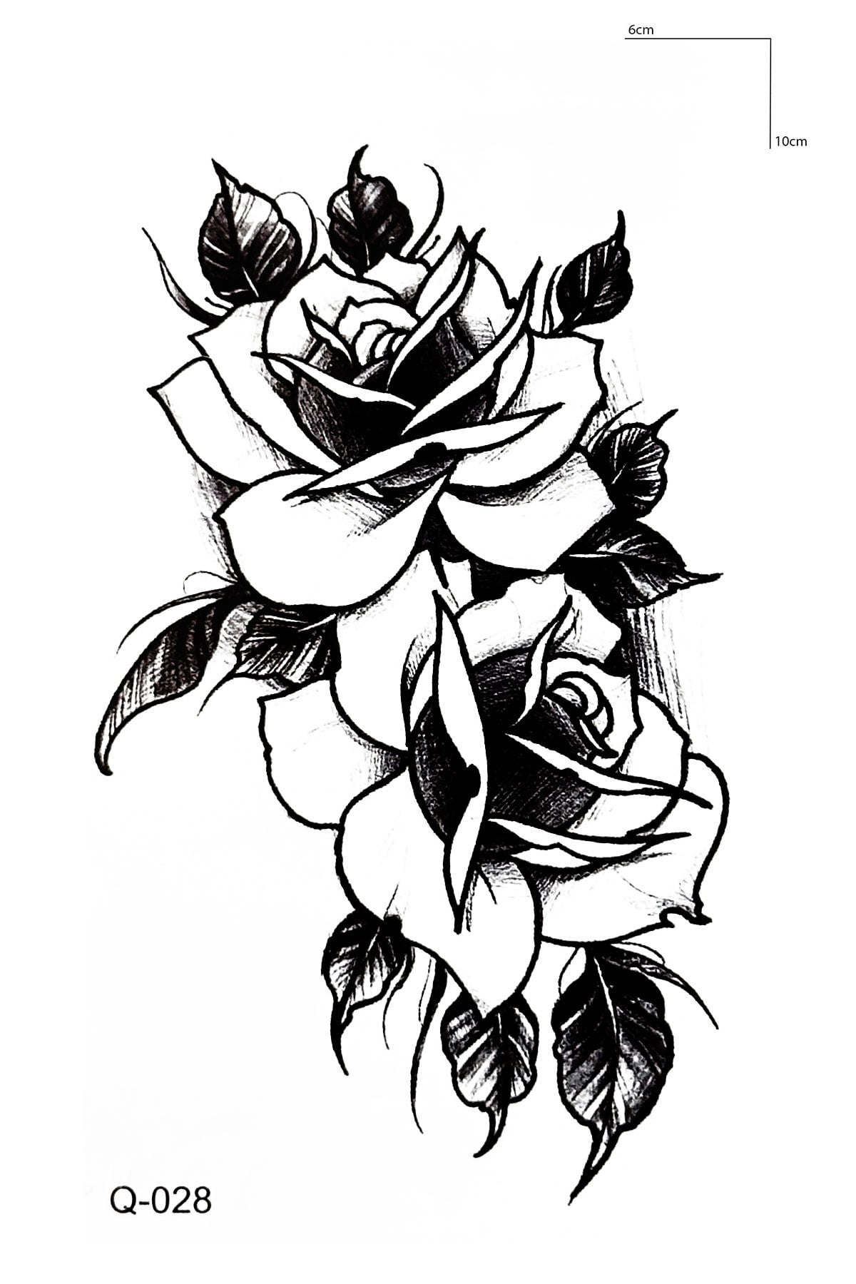 Gül Mini Geçici Dövme Tattoo