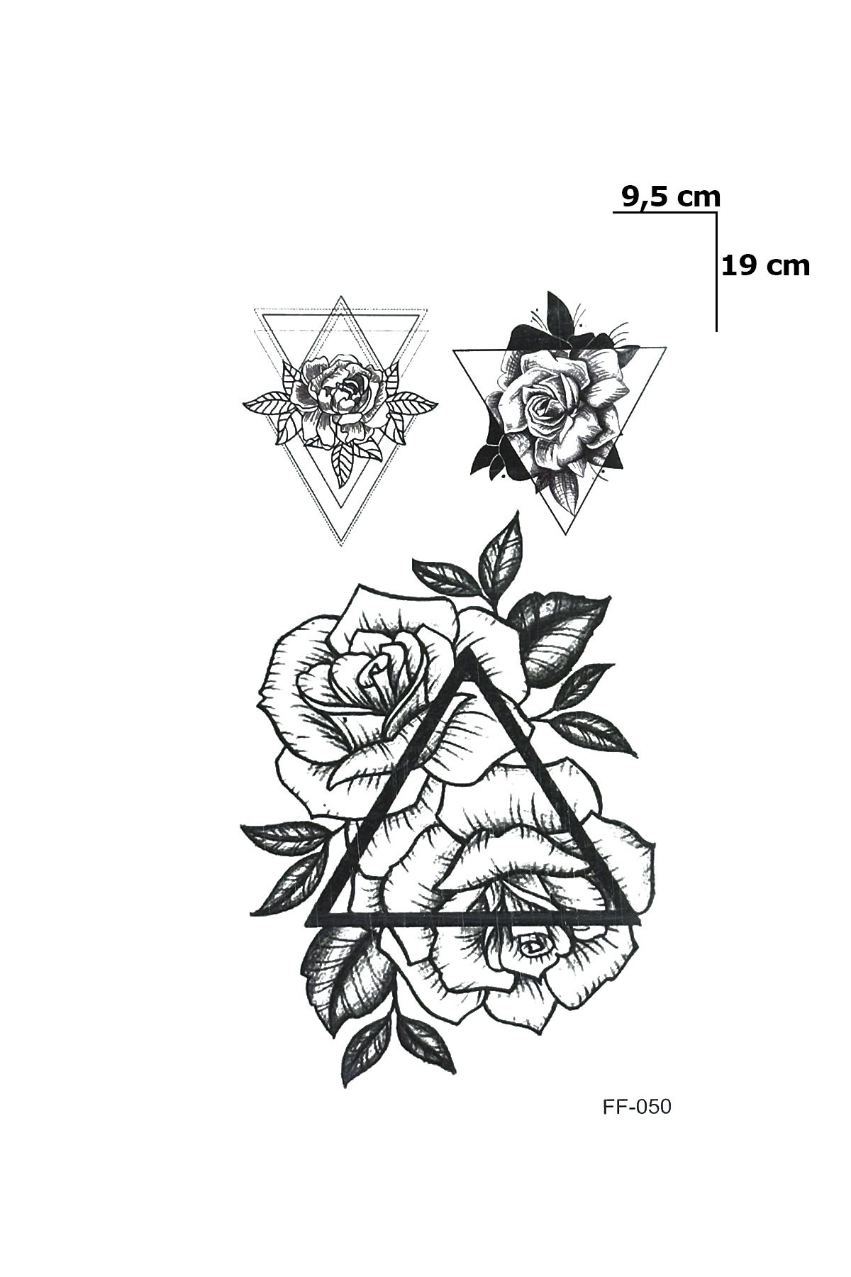 Gül Dövme Geçici Tattoo