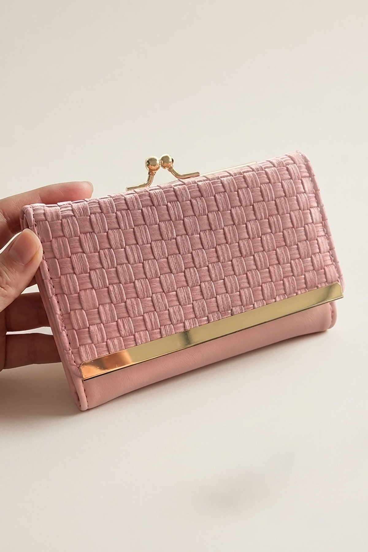 Pembe Renk Kadın Cüzdan/ Kartlık