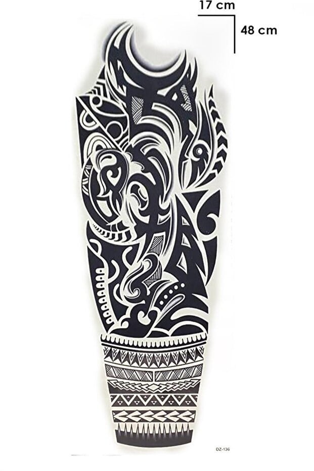 Maori Kol Dövme Geçici Tattoo