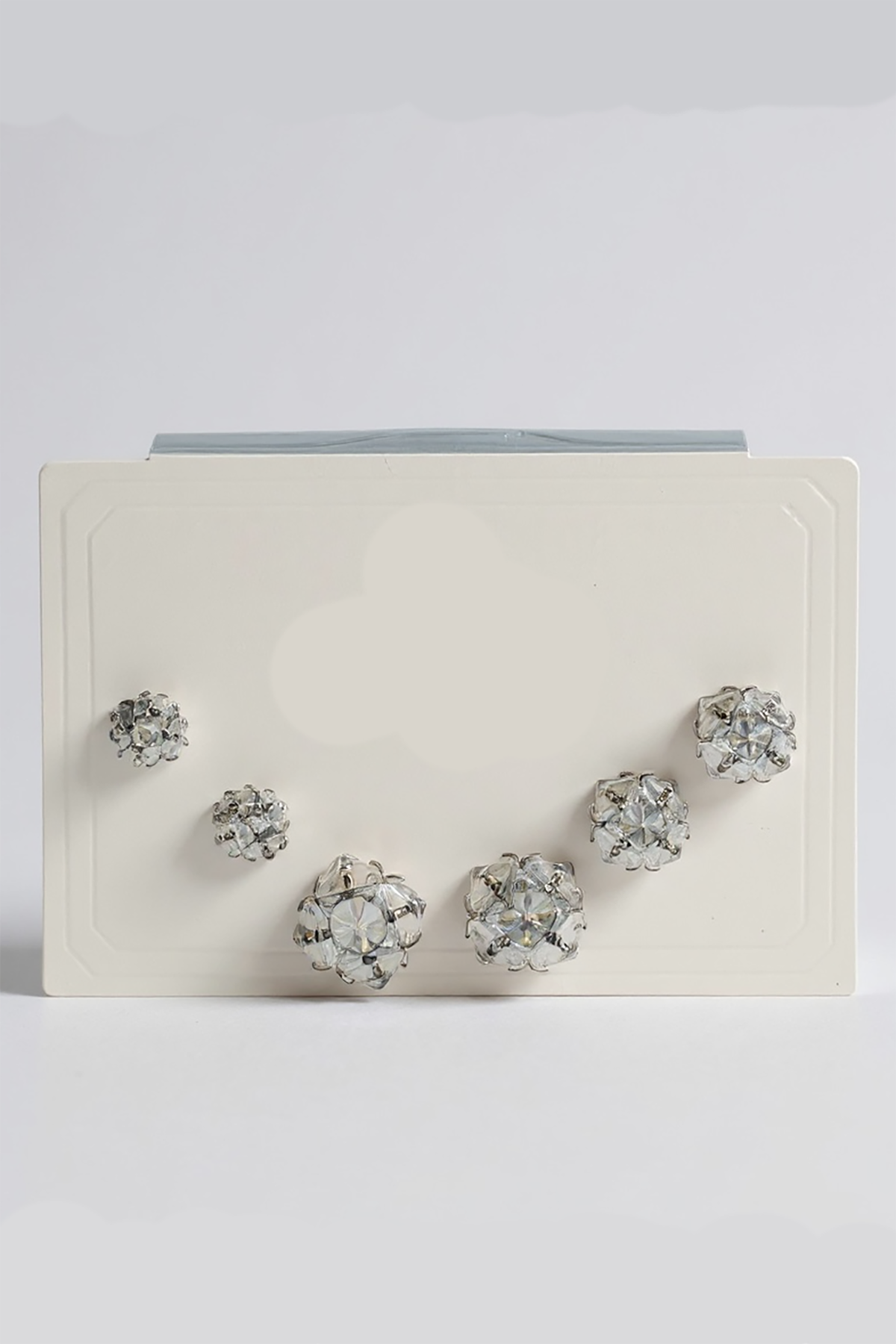 6'lı Gümüş Renk Taş Detaylı Küpe Set