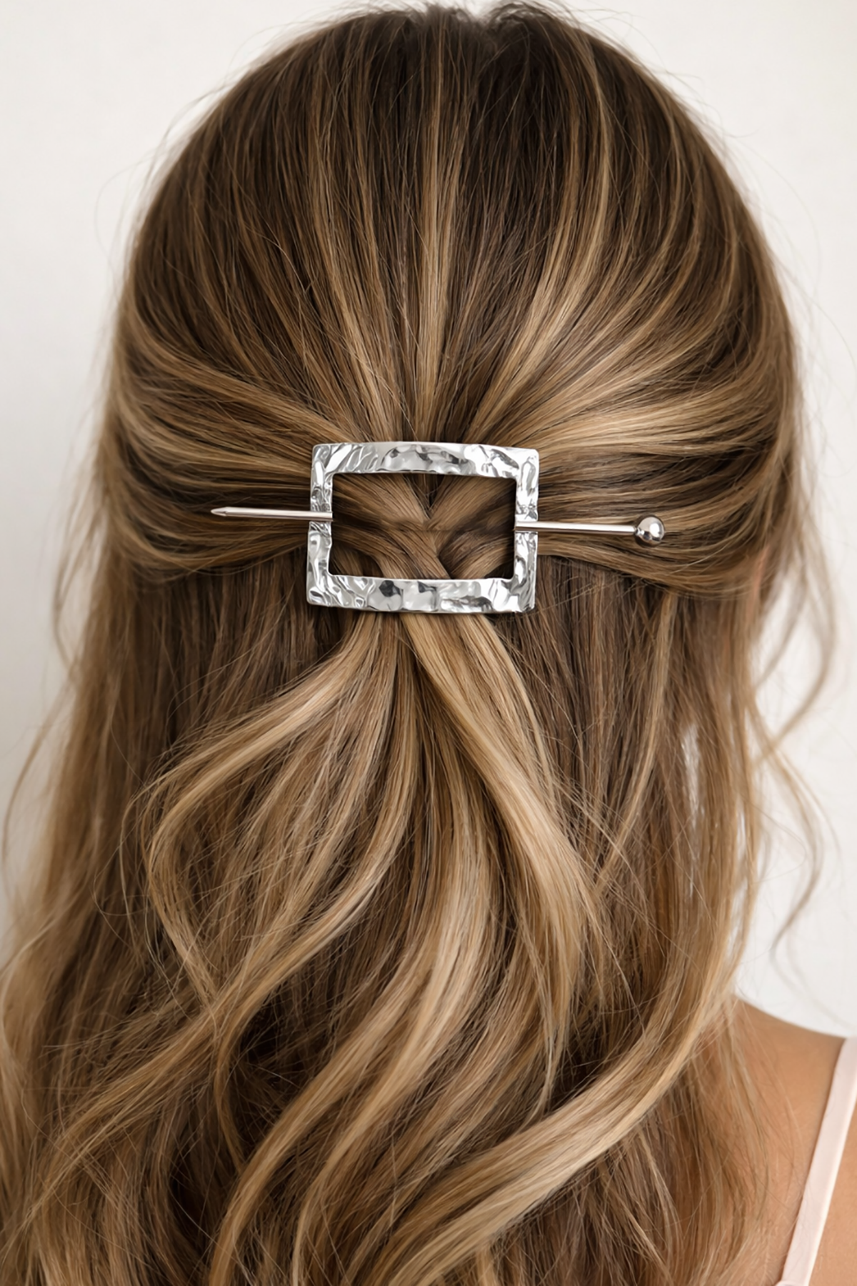 Gümüş Renk Metal Topuz Tokası