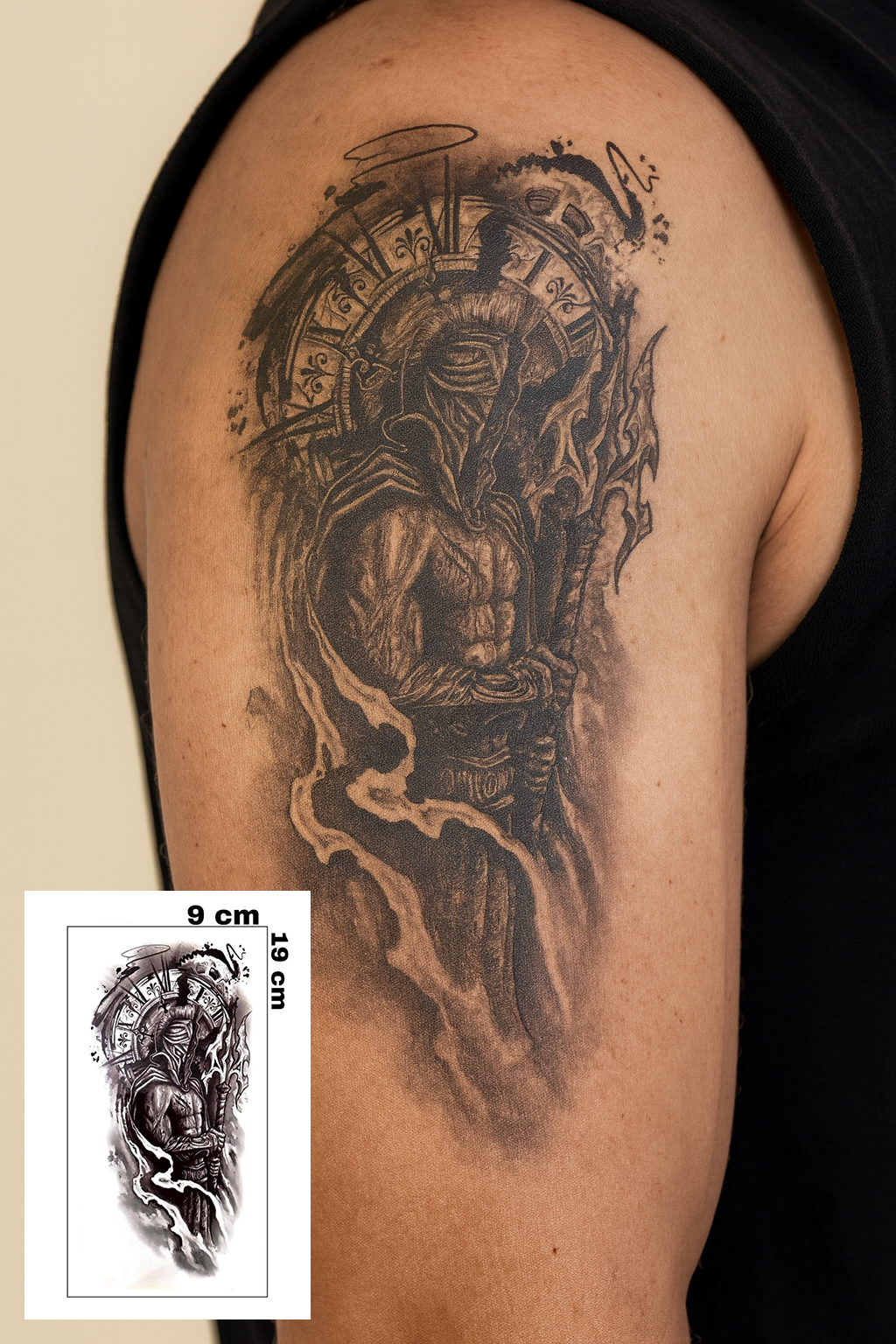 Geçici Çapa Figürlü Dövme Tattoo