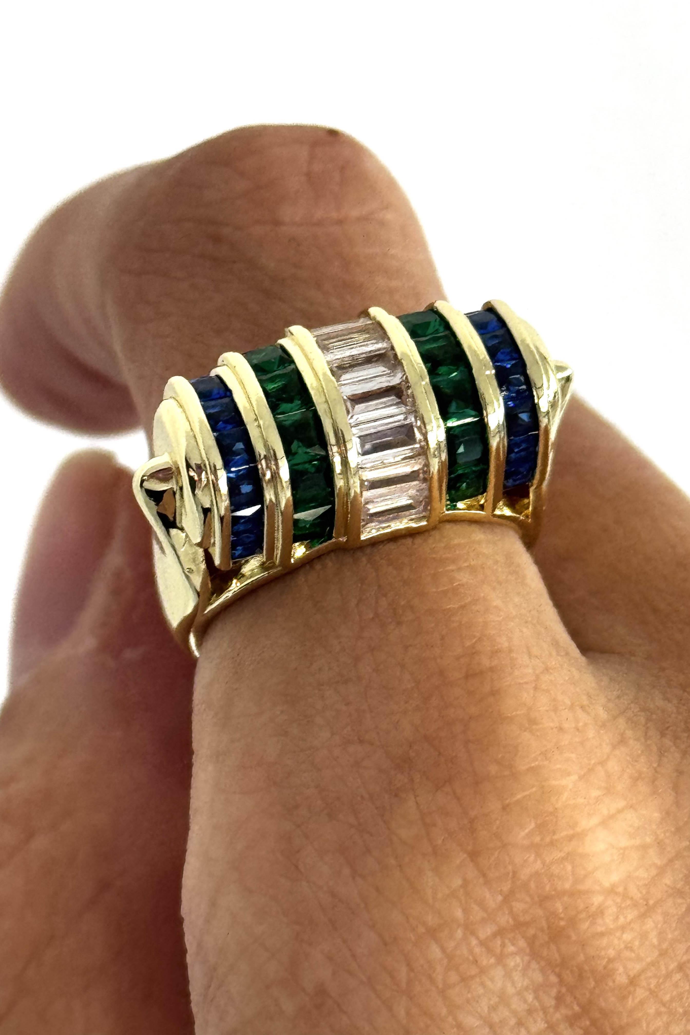 Altın Renk Taş Detaylı Ayarlanabilir Tasarım Yüzük