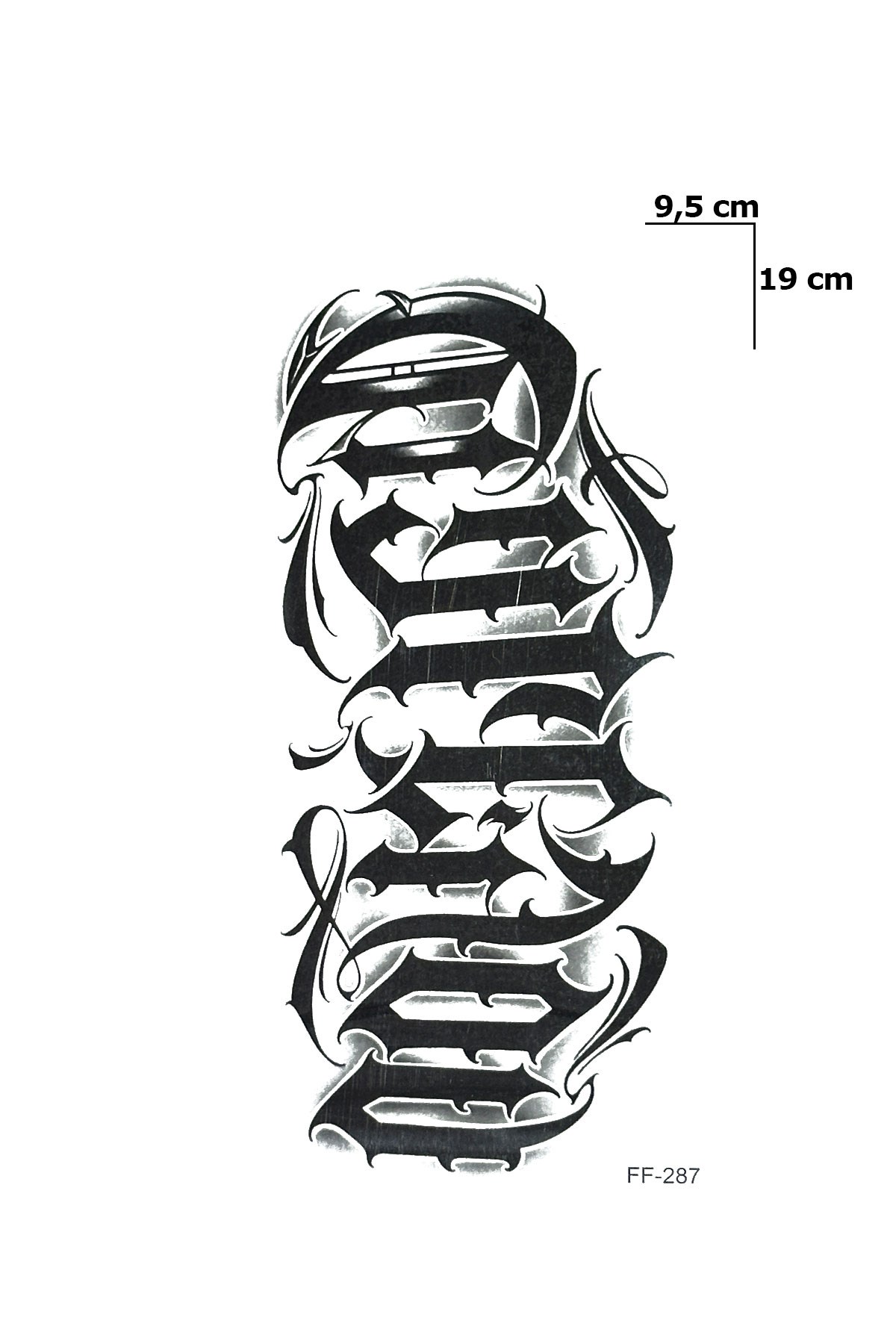 Yazılı Dövme Geçici Tattoo