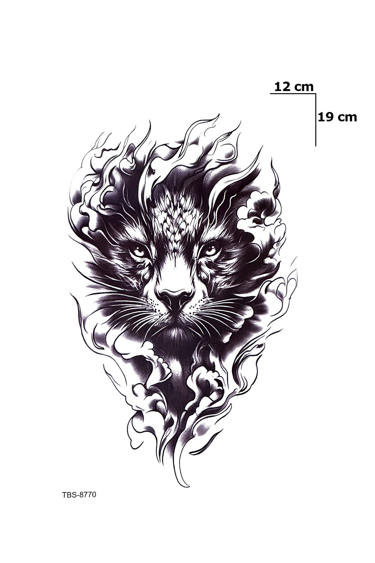 Kedi Geçici Dövme Tattoo