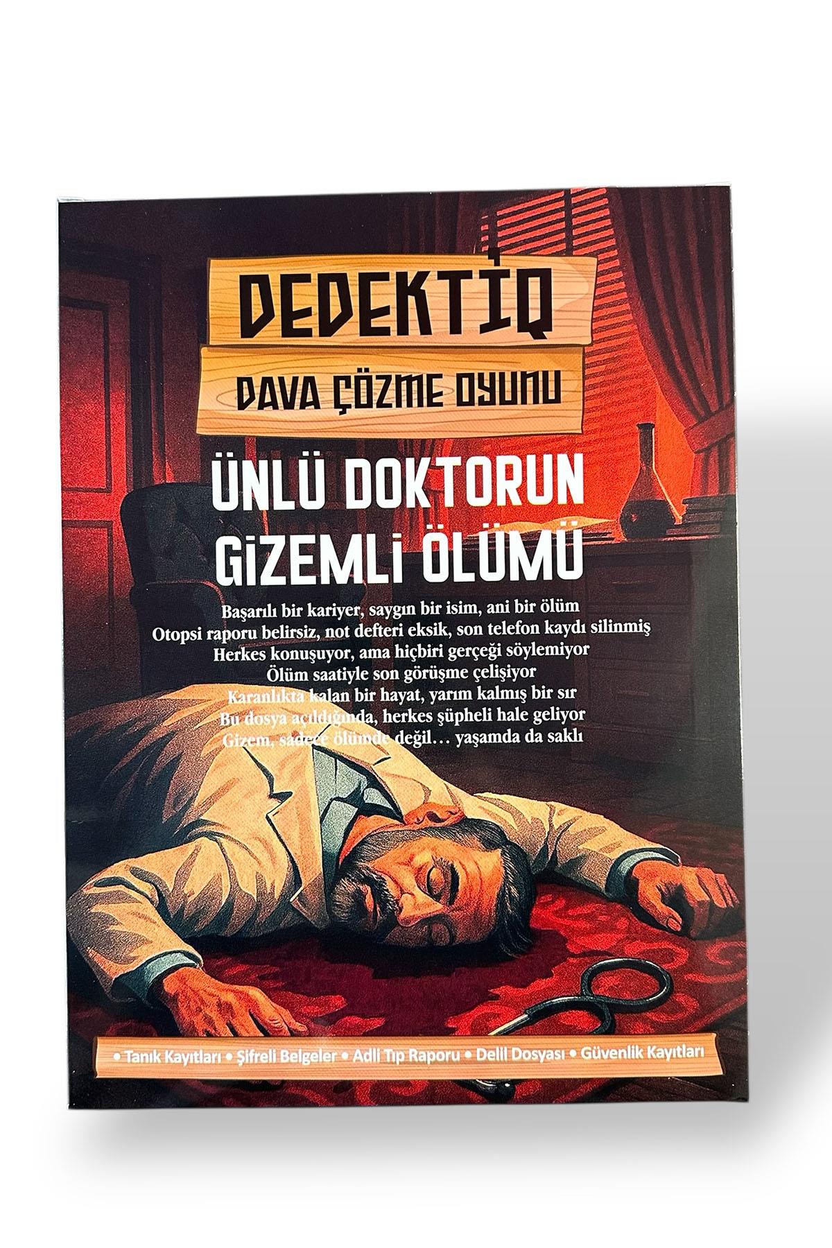Dedektiflik Cinayet Çözme Oyunu -Ünlü Doktor'un Gizemli Ölümü