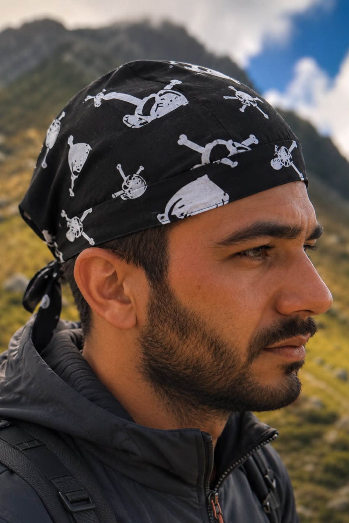Kuru Kafa  Desenli  Bandana