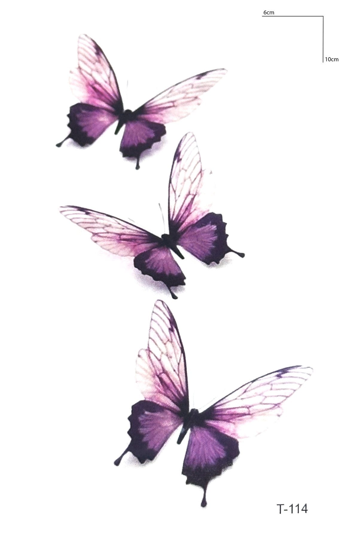 Kelebek Mini Geçici Dövme Tattoo