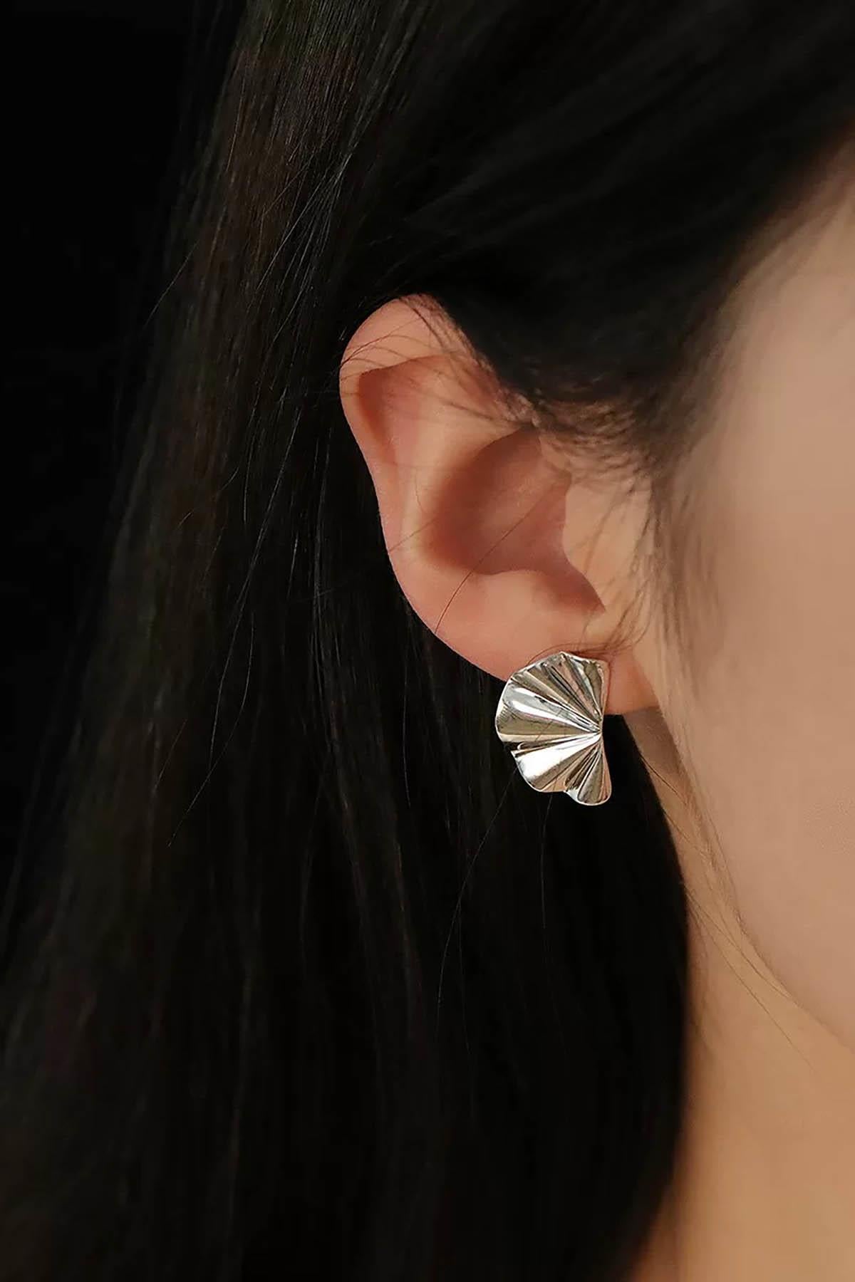 Gümüş Renk Küpe (Çift)