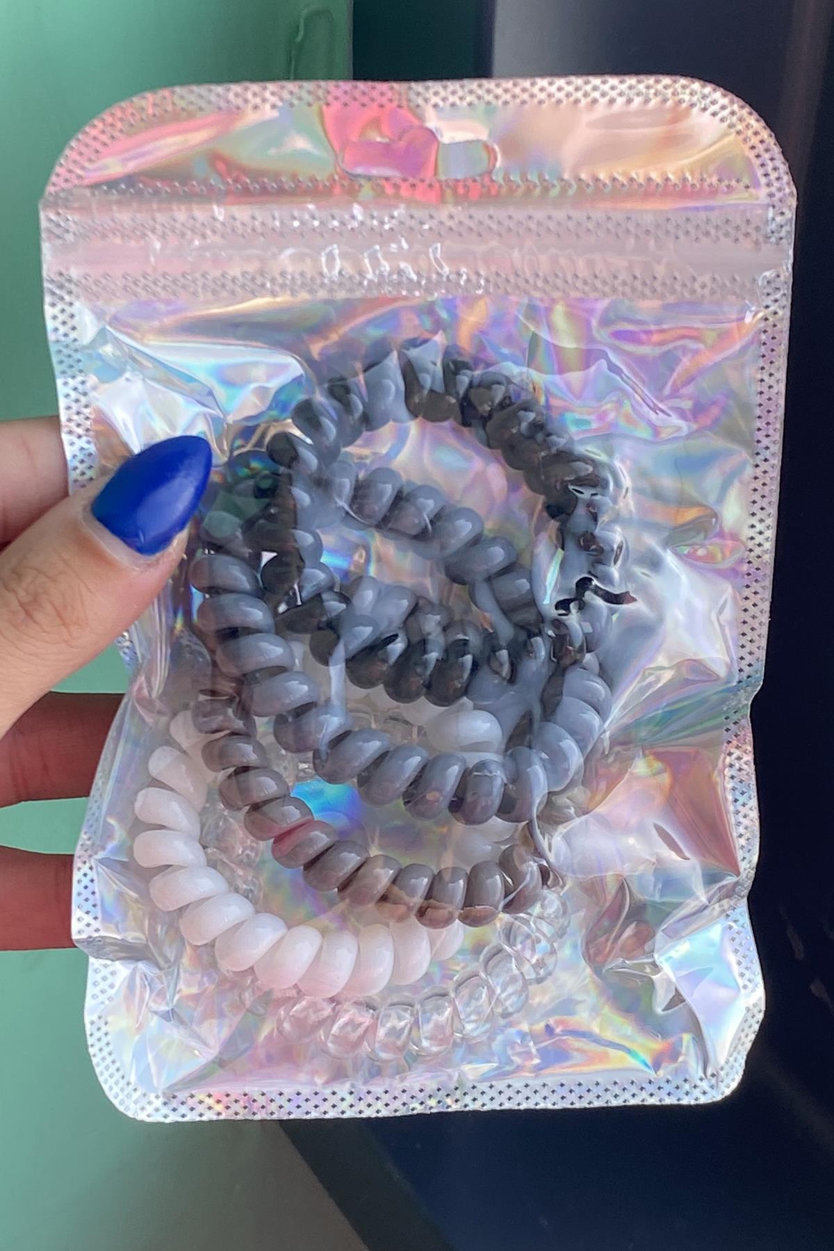 5'li Karışık Renk Helezon Toka Set