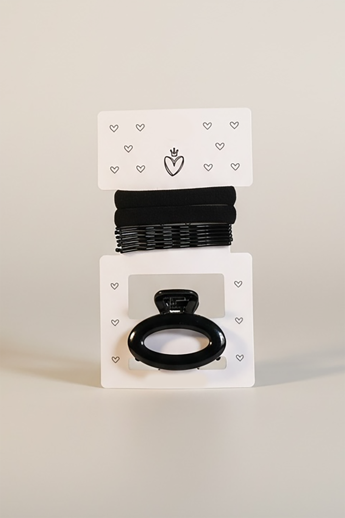 Siyah Renk Mandal Toka Tel Toka Ve Lastik Toka Set