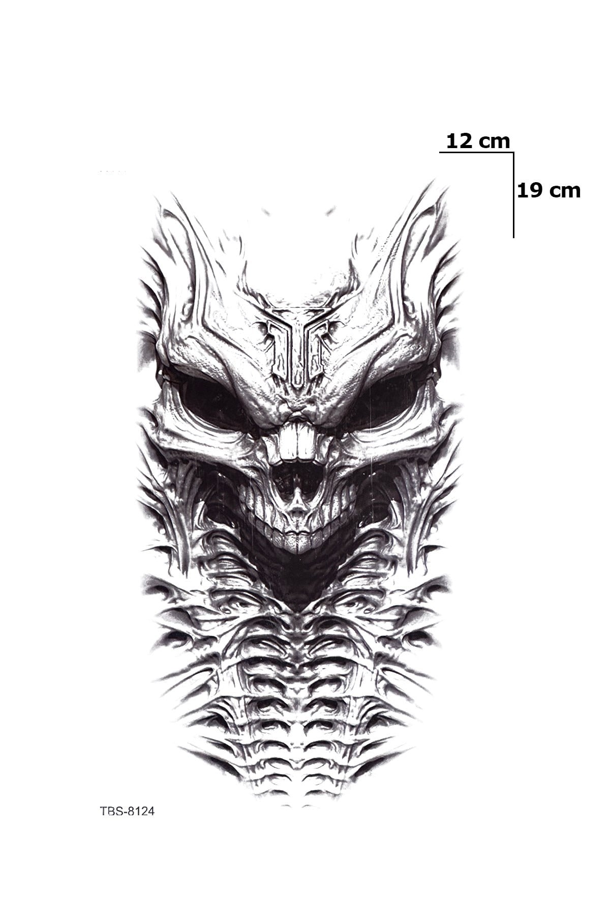Kurukafa Geçici Dövme Tattoo