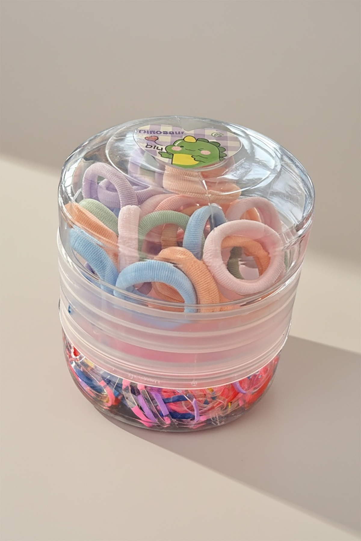 Karışık Renk Perma Lastik Ve Havlu Toka Set