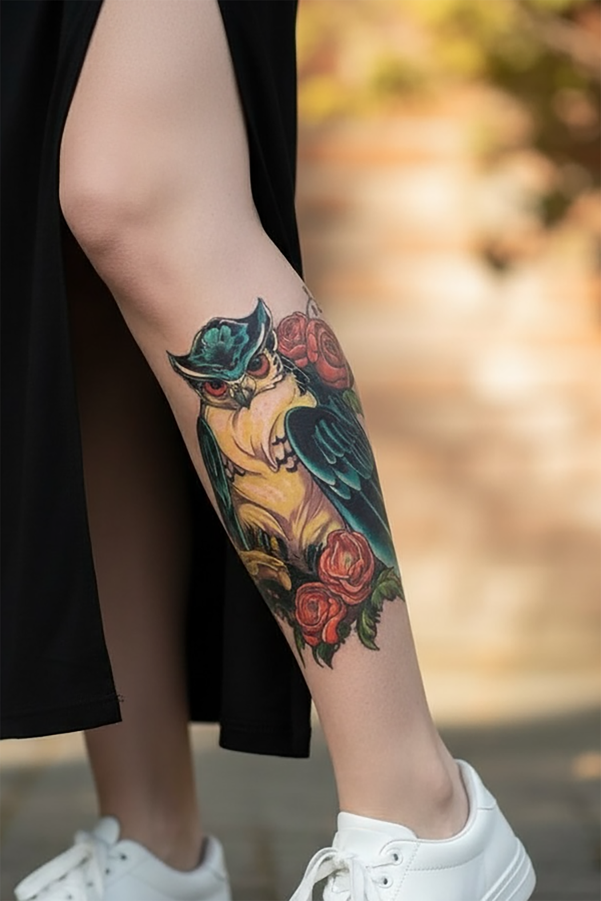 Temporary Owl Tattoo Tattoo