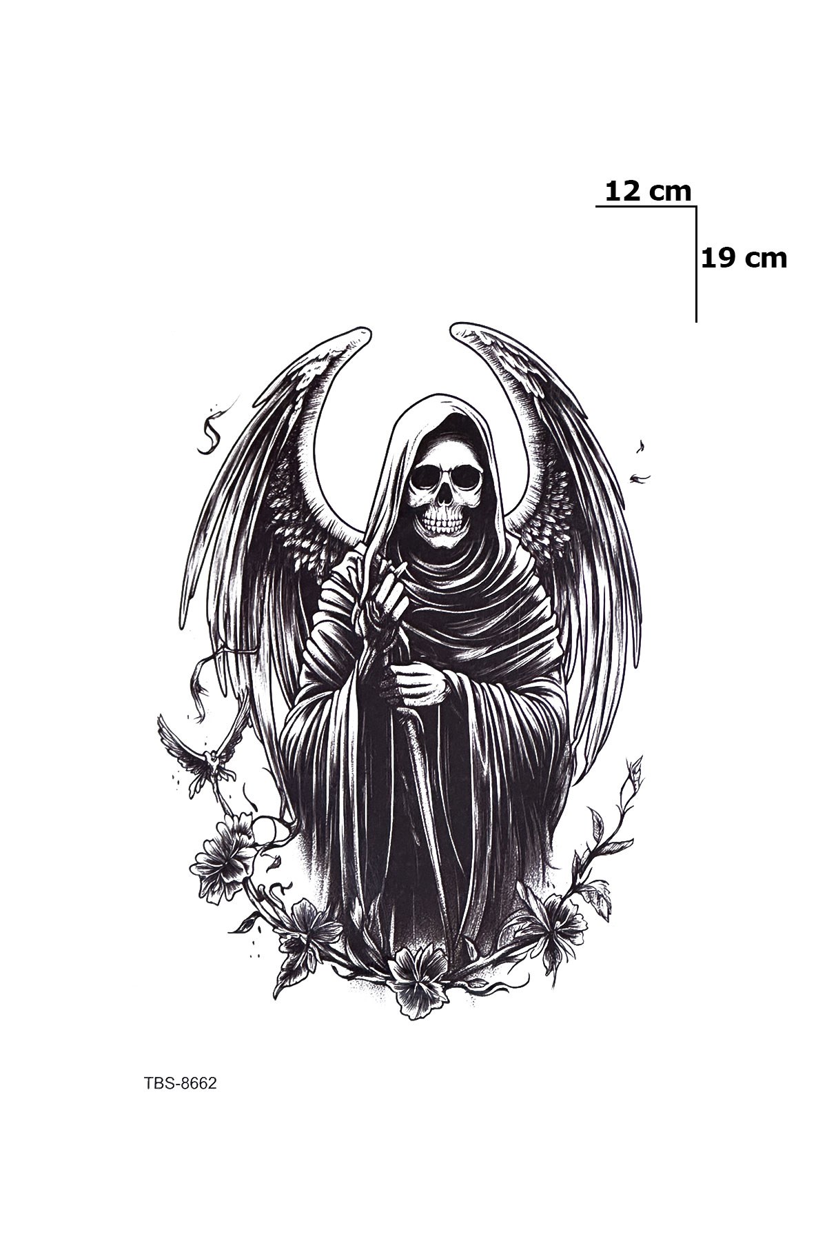 Azrail Geçici Dövme Tattoo