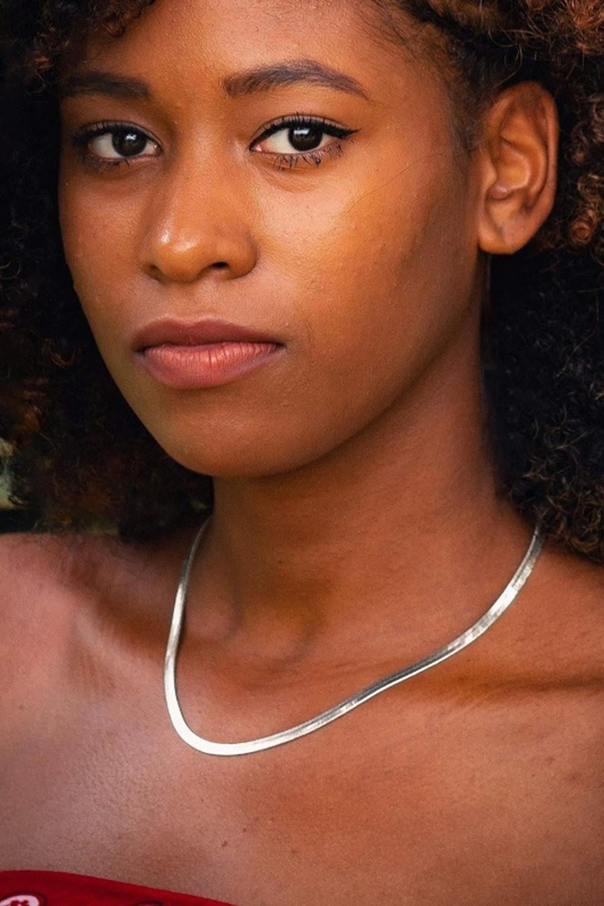 Gümüş Renk YSX Unisex İtalyan Zinciri Kolye