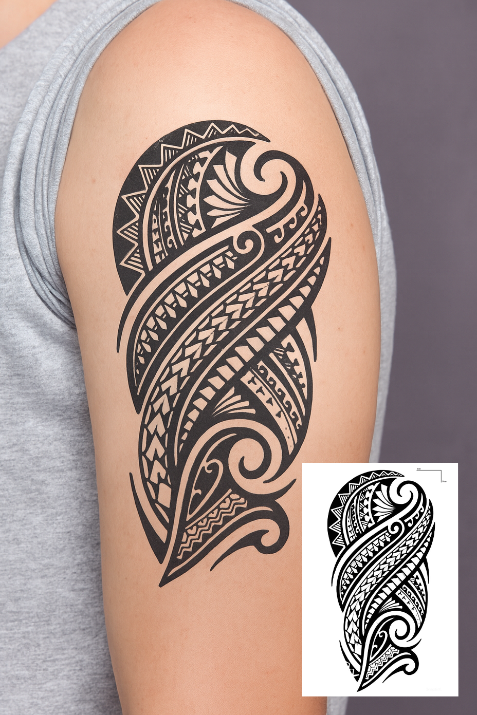 Geçici Trabel Figürlü Dövme Tattoo