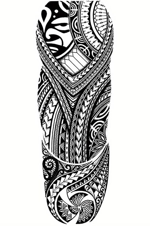 Tribal Kol Geçici Dövme Tattoo