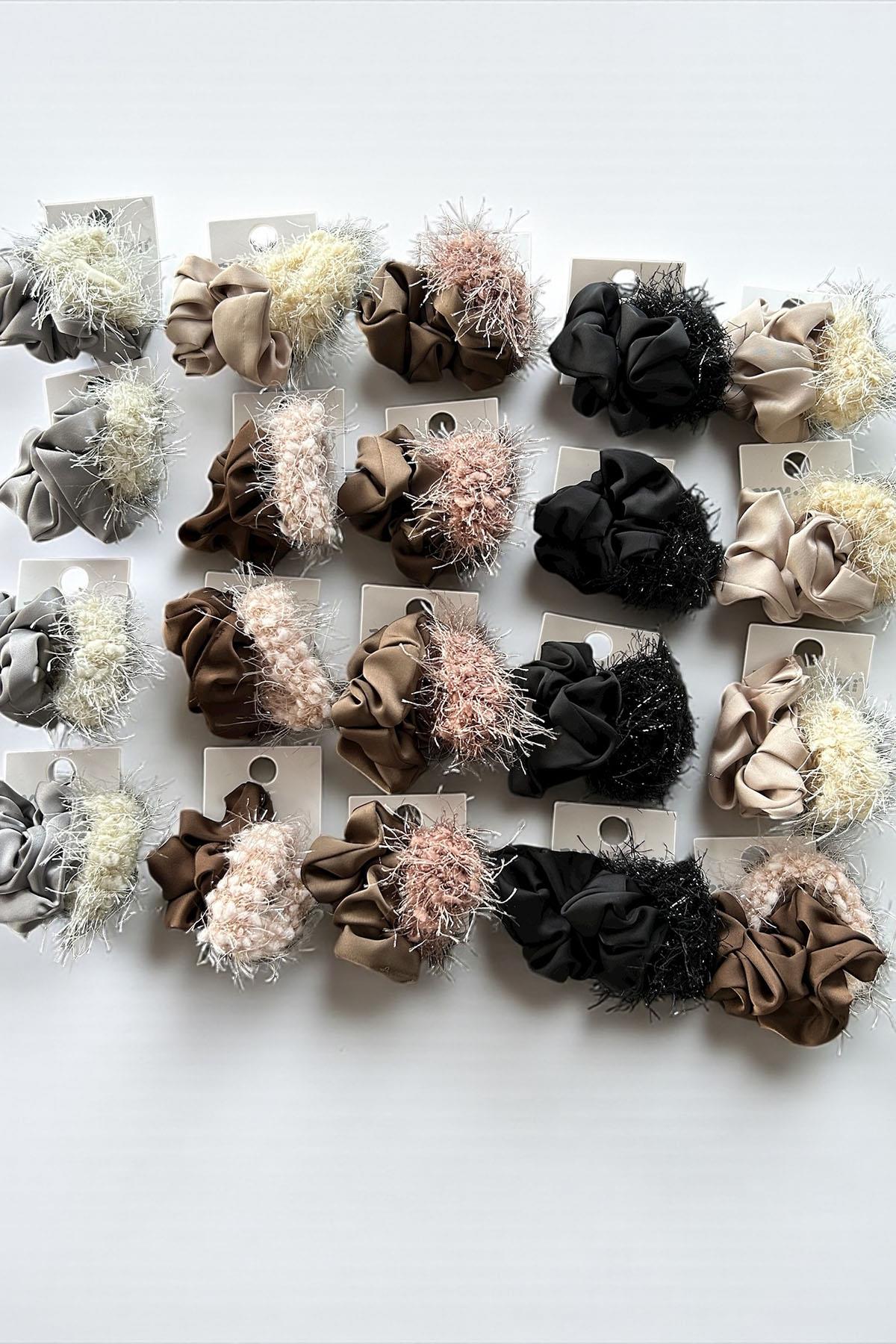 20'li Karışık Renk Lastik Toka Set