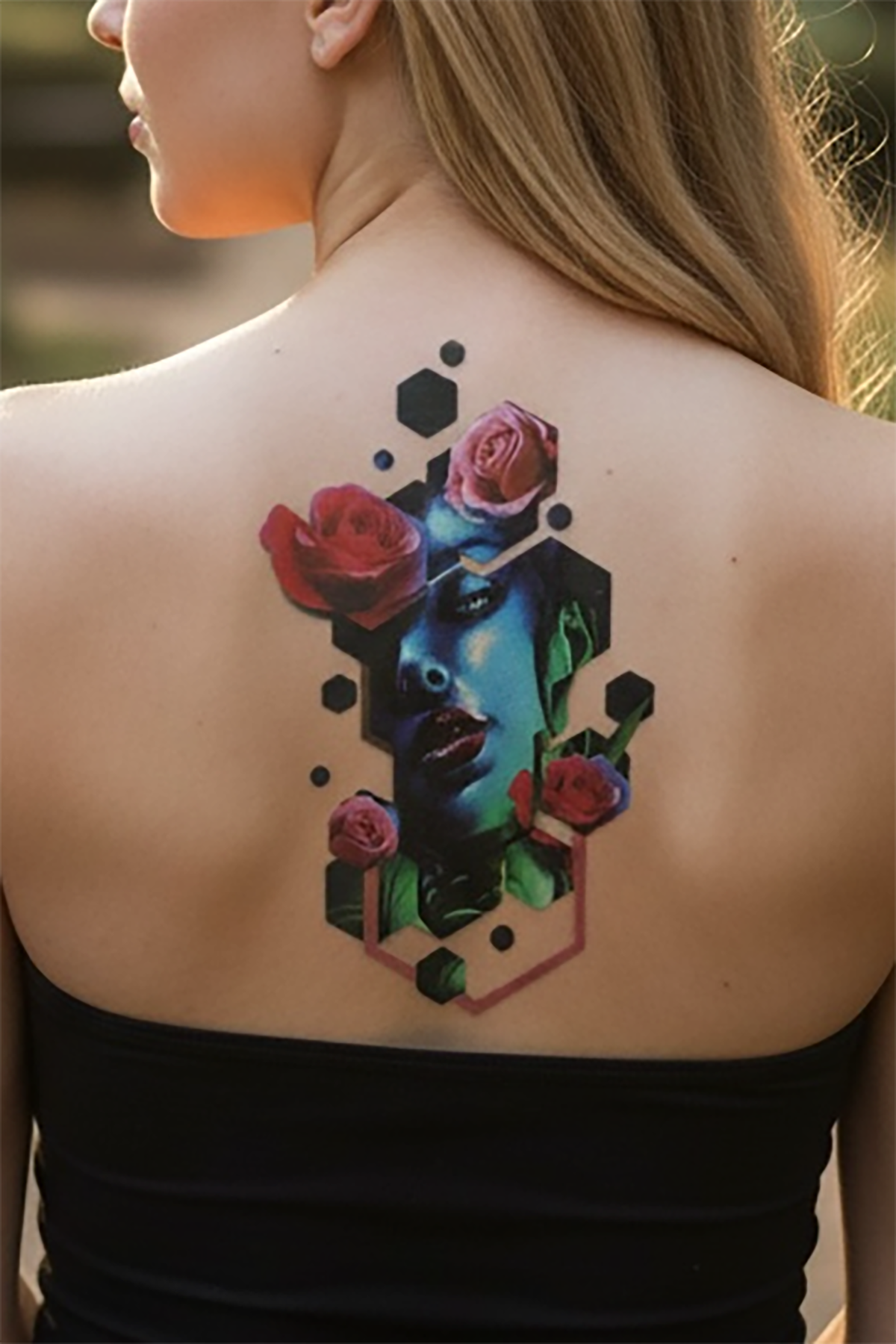 Temporary Female Model Tattoo Tattoo